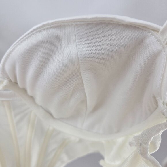 Windsor White Satin Bustier Corset Size Small - Picture 8 of 14